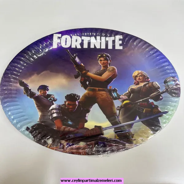 Fortnıte Temalı Karton Tabak